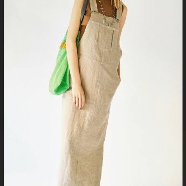 Ron Herman(ロンハーマン)の美品★ユニオンランチ✕ロンハーマン　リネンサロペットスカート レディースのパンツ(サロペット/オーバーオール)の商品写真