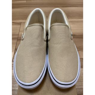 ヴァンズ(VANS)のVANS スリッポン　ベージュ 25センチ(スニーカー)