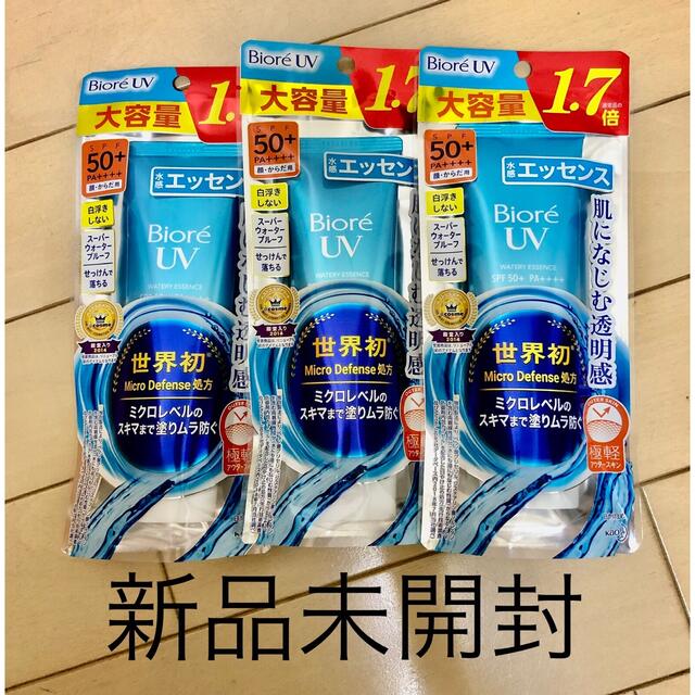 Biore - ビオレ UV アクアリッチ ウォータリーエッセンス大容量 3個 ... ビオレUVアクアリッチ ウォータリーエッセンス85g 6個セット