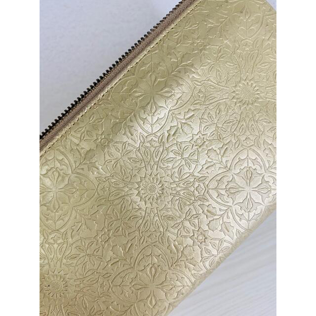 HIRAMEKI 長財布 ゴールド スリム レディースのファッション小物(財布)の商品写真