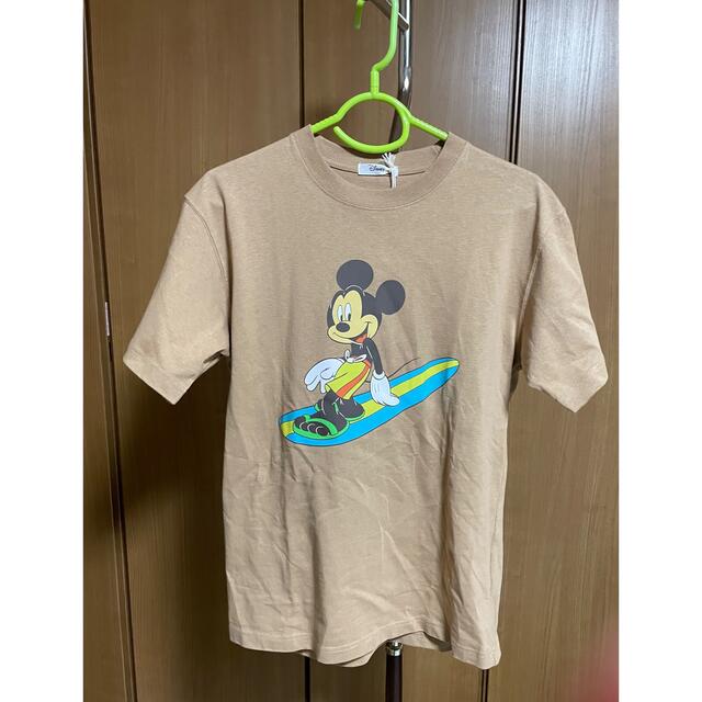 ディズニーサーフヴィンテージロンT 袖ロゴ バッグプリント サーフィン