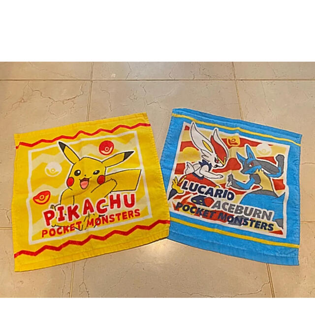 2021春の新作 ポケモンハンドタオル 未使用☆ポケモンミスドコラボ ハンドタオル2枚セット