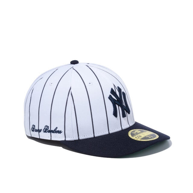 NEW ERA(ニューエラー)の新品 完売 NEW ERA briwn 別注 ヤンキース 7 1/2 ストライプ メンズの帽子(キャップ)の商品写真