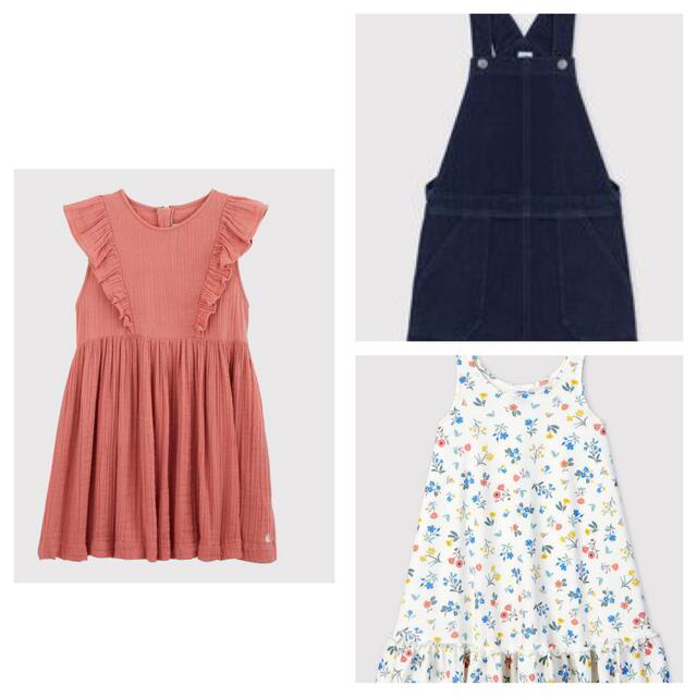 PETIT BATEAU(プチバトー)のyu8442様専用★ キッズ/ベビー/マタニティのキッズ服女の子用(90cm~)(ワンピース)の商品写真