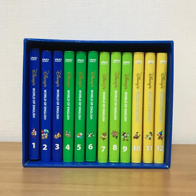 koji様専用✨DWEディズニー英語システムDVD 12巻 箱付き ...