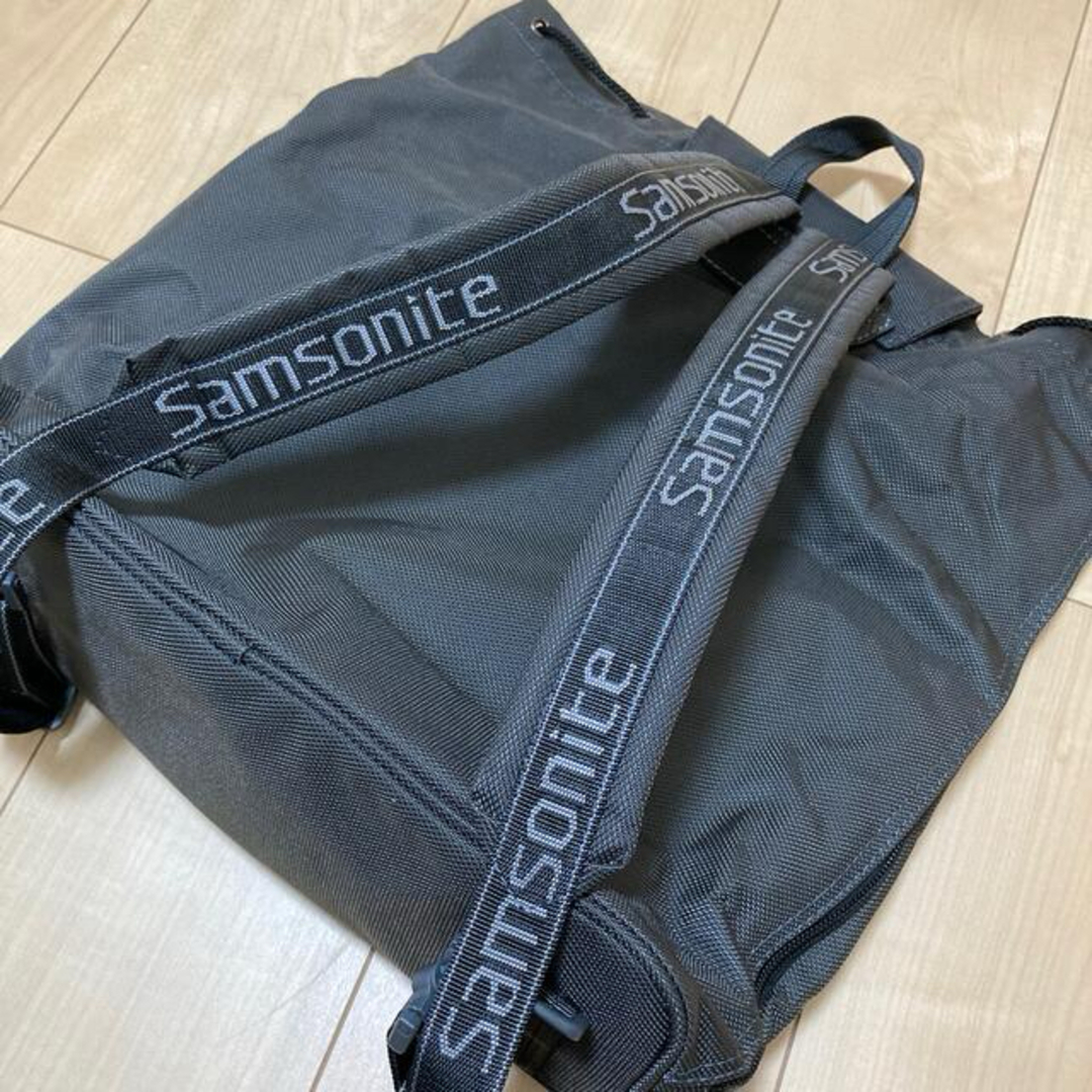 Samsonite(サムソナイト)のnaru様🌟サムソナイト　リュック　グレー メンズのバッグ(バッグパック/リュック)の商品写真