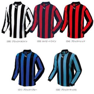 プーマ(PUMA)のプーマサッカーウェア　ストライプ長袖ゲームシャツ903296(ウェア)