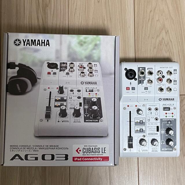 AG03 YAMAHA ミキサー　箱、説明書付き