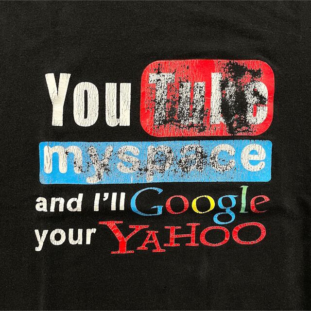 トップスYouTube my space google  t shirt