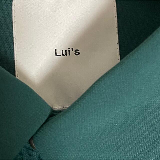 Lui's(ルイス)のみなみ様専用ほぼ未使用　Lui's サイドスリットロングシャツ グリーン メンズのトップス(シャツ)の商品写真