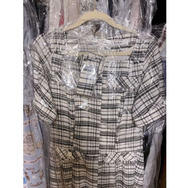 Her lip to(ハーリップトゥ)のherlipto classic tweed belted dress レディースのワンピース(ロングワンピース/マキシワンピース)の商品写真