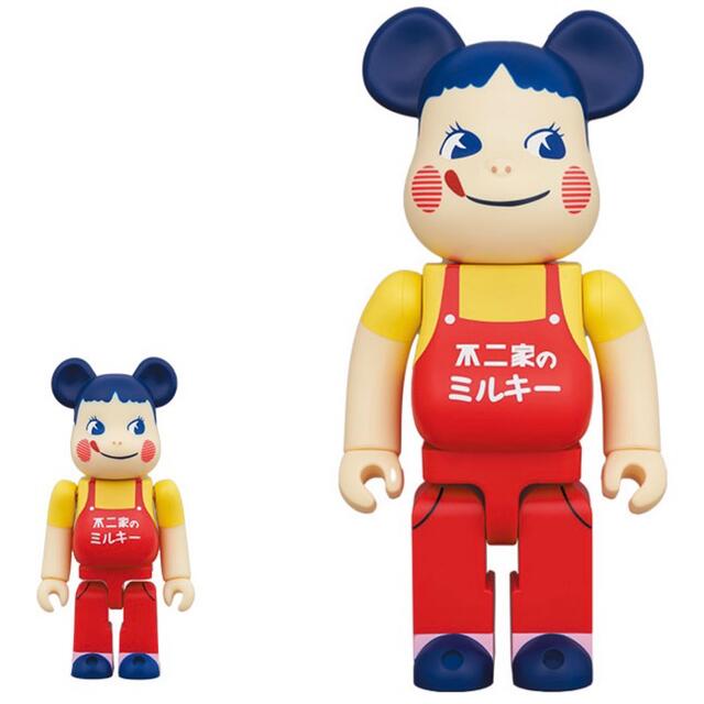 BE@RBRICK(ベアブリック)のBE＠RBRICK ホーロー看板 ペコちゃん 100％＆400％ エンタメ/ホビーのフィギュア(その他)の商品写真