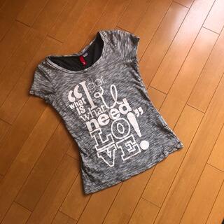 エイチアンドエム(H&M)のH&M. Tシャツ　グレー(Tシャツ(半袖/袖なし))