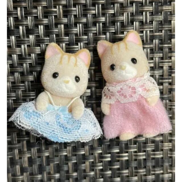 シルバニアファミリー　限定　非売品　ピンクシマネコの赤ちゃん　ぴんくしまねこレア