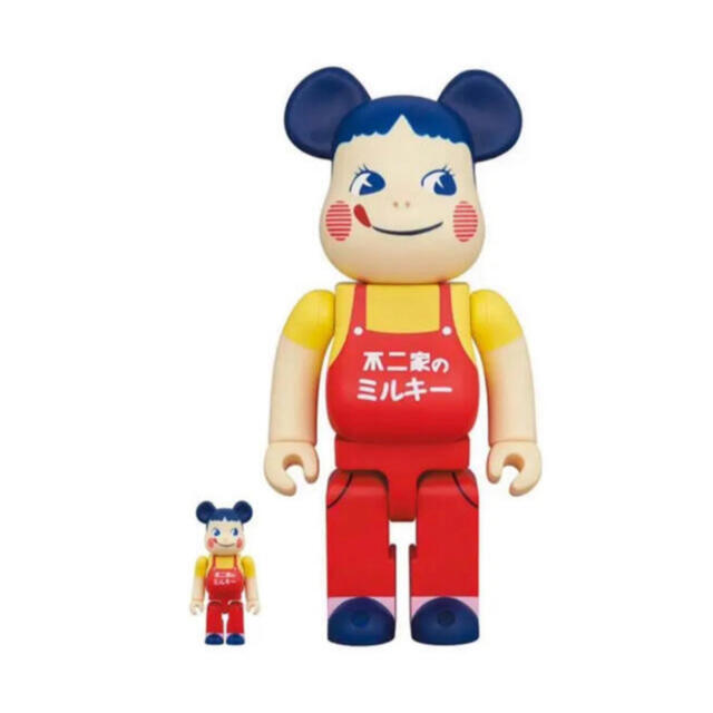 BE＠RBRICK ホーロー看板 ペコちゃん 100％ & 400％