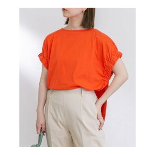 アーバンリサーチラボ(UR Lab.)の【TOMATO】アームギャザーTシャツ(カットソー(長袖/七分))