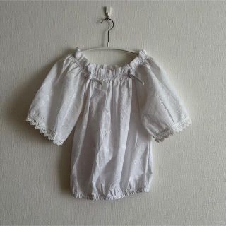 ロキエ(Lochie)の【美品】vintage 古着 レース 2way ブラウス(シャツ/ブラウス(半袖/袖なし))