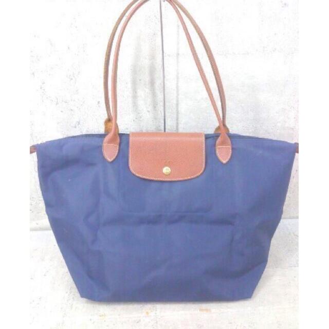 LONGCHAMP ロンシャン ルプリアージュ ネイビー 紺　L