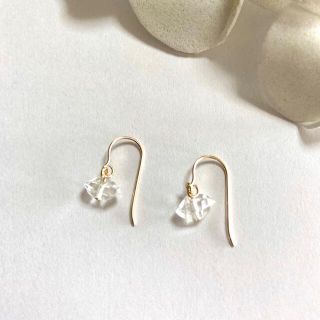 ハーキマーダイヤモンドAAA ゆれるピアス(ピアス)