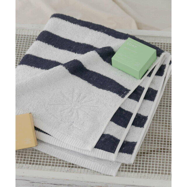 URBAN RESEARCH DOORS(アーバンリサーチドアーズ)の【ボーダー】LIVING PRODUCTS Bath Towel border インテリア/住まい/日用品の日用品/生活雑貨/旅行(タオル/バス用品)の商品写真