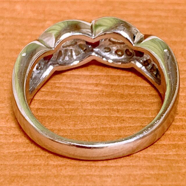 メール便指定可能 濃厚レッド❗️照り✨計1.05CT✨プラチナルビー