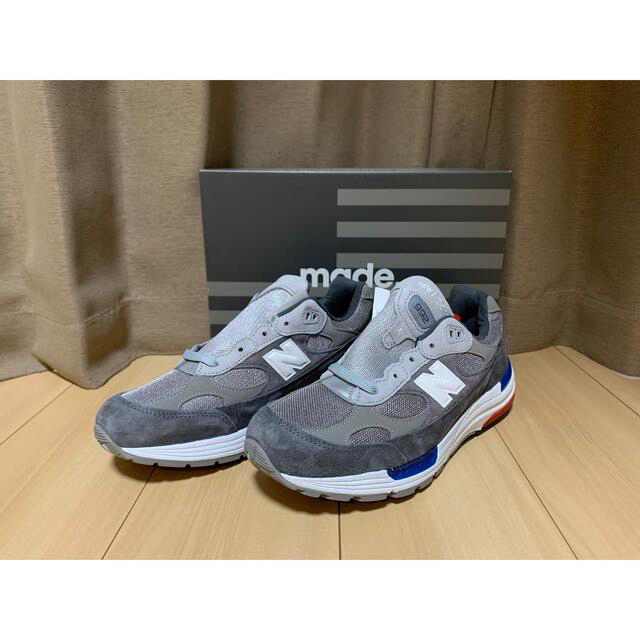 グレーブルーレッドサイズNew Balance M992AG GRAY BLUE RED 28.0cm