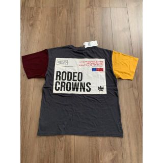 ロデオクラウンズ(RODEO CROWNS)のロデオクラウンズ 新品 メンズ クレイジーカラーTシャツ M 男女併用 柄BLK(Tシャツ/カットソー(半袖/袖なし))