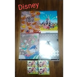 ディズニー(Disney)のディズニー クリアファイル ( 3種類4枚 ) ＆ポケットティッシュ 4個(クリアファイル)