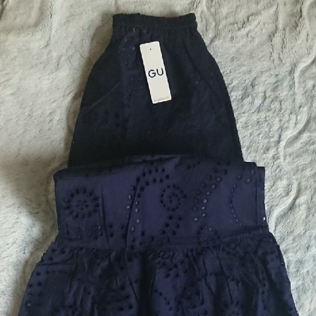 GU(ジーユー)のGU コットン レースティアードロングスカート M レディースのスカート(ロングスカート)の商品写真