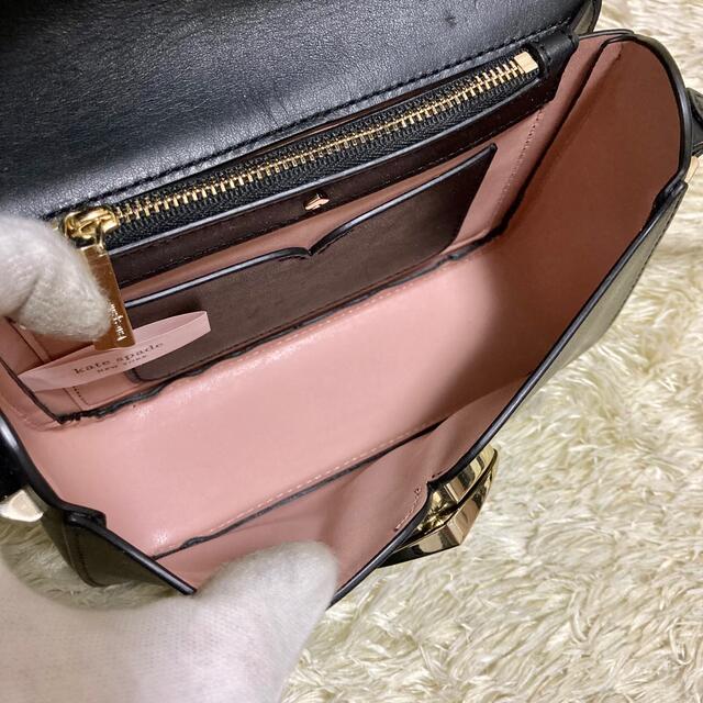 kate spade new york - 極美品 ケイトスペード ニコラ ツイストロック ショルダーバッグ スモール 黒の通販 by