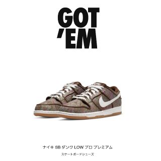 ナイキ(NIKE)のNike SB Dunk Low PRM "Brown Paisley"(スニーカー)