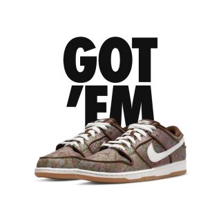 ナイキ(NIKE)のNike SB Dunk Low PRM "Brown Paisley"29cm(スニーカー)