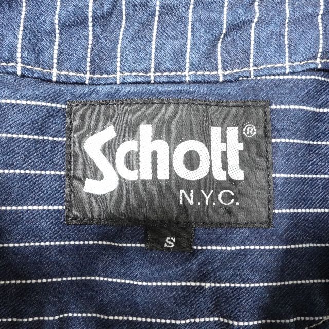 schott(ショット)のSchott ショット　OLD HICKORY VEST　メンズ　インディゴ メンズのトップス(ベスト)の商品写真