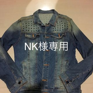 ザラ(ZARA)のZARA スタッズデニムジャケット Gジャン NK様専用(Gジャン/デニムジャケット)