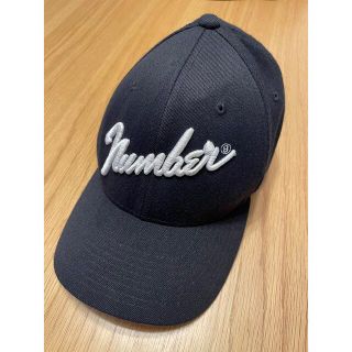 ナンバーナイン(NUMBER (N)INE)のナンバーナイン　黒キャップ　激レア(キャップ)