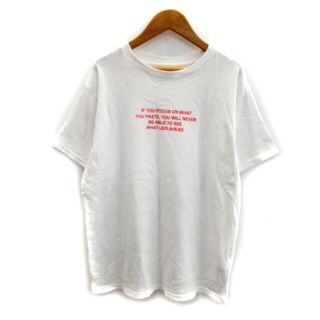 アングリッド(Ungrid)のアングリッド Tシャツ カットソー 半袖 プリント F 白 /SY42 ■MO(Tシャツ(半袖/袖なし))