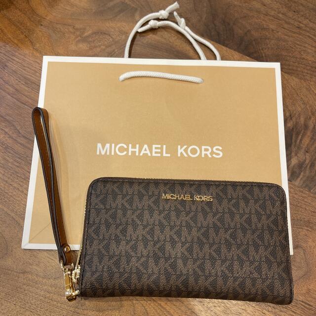 Michael Kors(マイケルコース)の◆MICHAEL KORS◆ 財布アウトレット 35F8GTVW9B BROWN レディースのファッション小物(財布)の商品写真