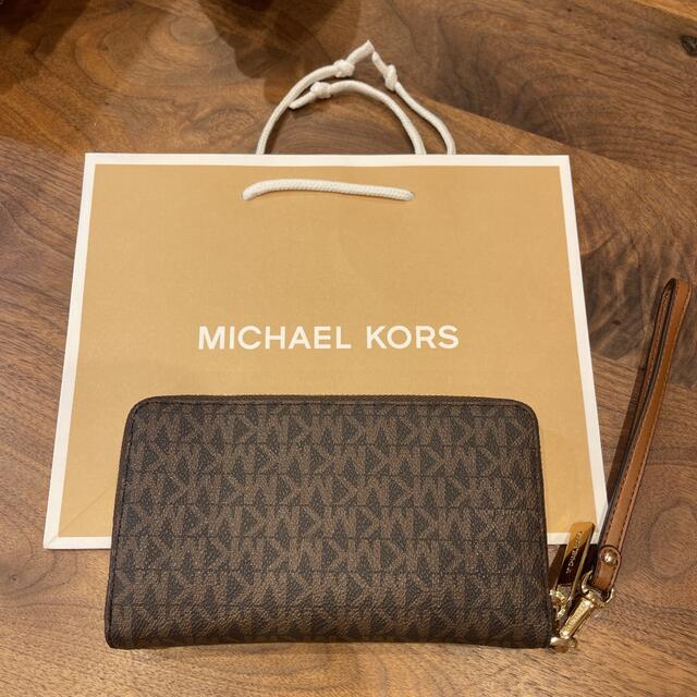 Michael Kors(マイケルコース)の◆MICHAEL KORS◆ 財布アウトレット 35F8GTVW9B BROWN レディースのファッション小物(財布)の商品写真