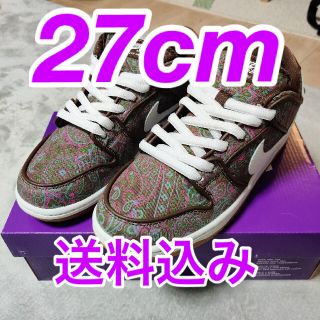 ナイキ(NIKE)のナイキ SB ダンク ロー PRM "ブラウンペイズリー" 27cm(スニーカー)