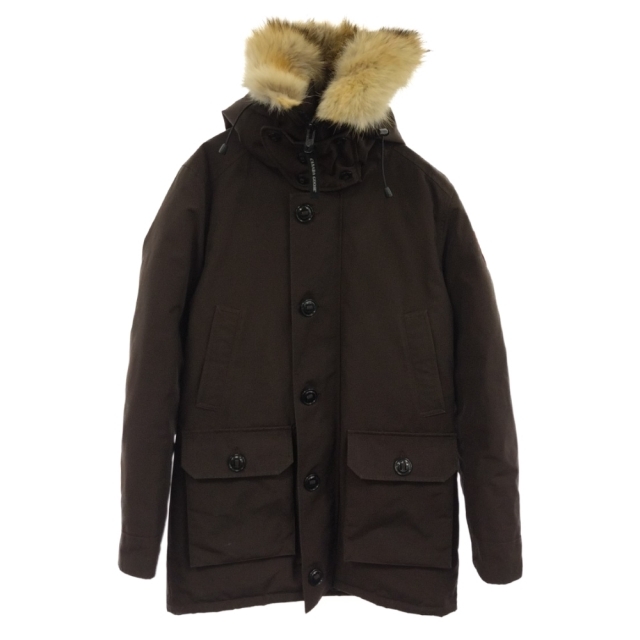 CANADA GOOSE(カナダグース)のCANADA GOOSE カナダグース BROOKFIELD PARKA 2300JM ブルックフィールド パーカー ワッペン ファー付き ダウンジャケット ブラウン メンズのジャケット/アウター(ダウンジャケット)の商品写真