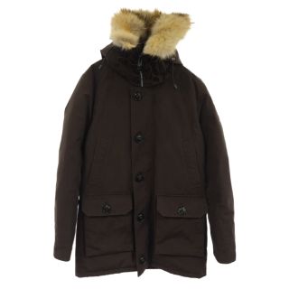 カナダグース(CANADA GOOSE)のCANADA GOOSE カナダグース BROOKFIELD PARKA 2300JM ブルックフィールド パーカー ワッペン ファー付き ダウンジャケット ブラウン(ダウンジャケット)