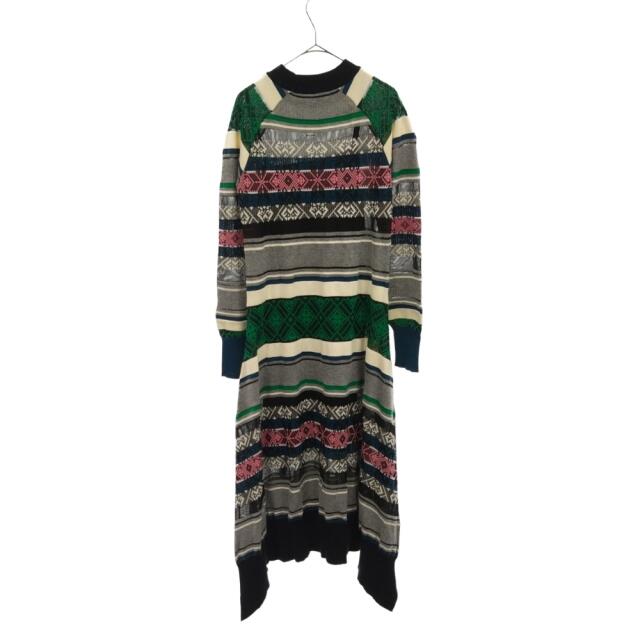 サカイ  22SS  22-02749M Rug Jacquard Knit Pullover ラグジャガードプルオーバーニット メンズ 2