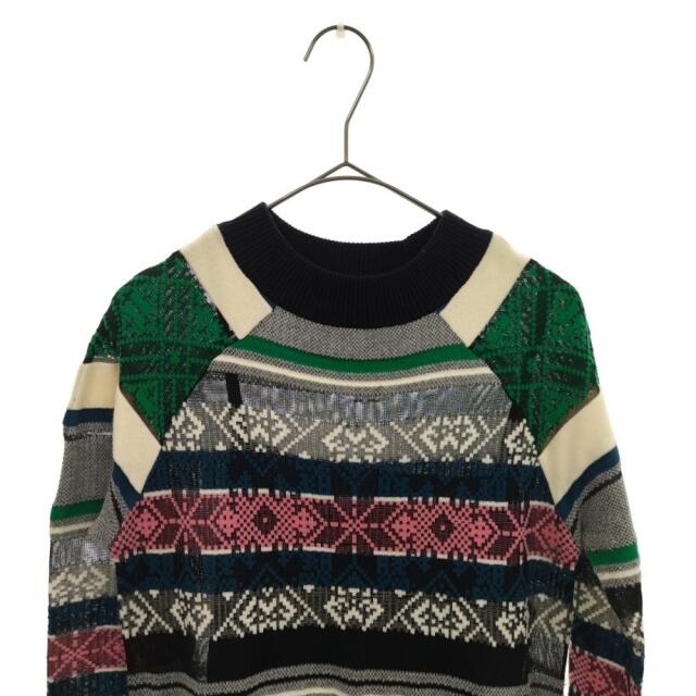 サカイ  22SS  22-02749M Rug Jacquard Knit Pullover ラグジャガードプルオーバーニット メンズ 2