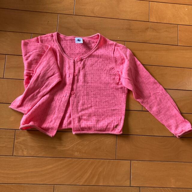 PETIT BATEAU(プチバトー)のカーディガン（PETIT BATERU） キッズ/ベビー/マタニティのキッズ服女の子用(90cm~)(カーディガン)の商品写真