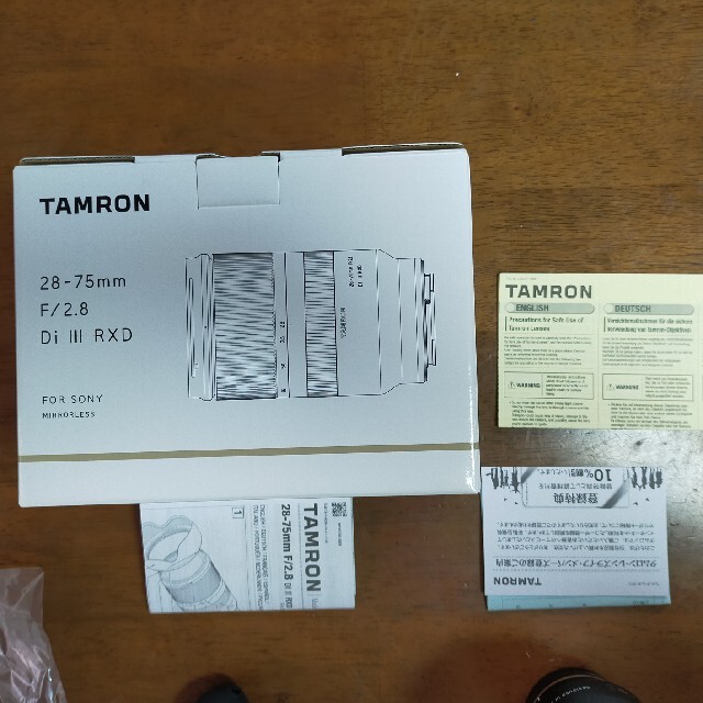 TAMRON カメラレンズ 28-75F2.8 DI3 RXD(A036SE) スマホ/家電/カメラのカメラ(その他)の商品写真