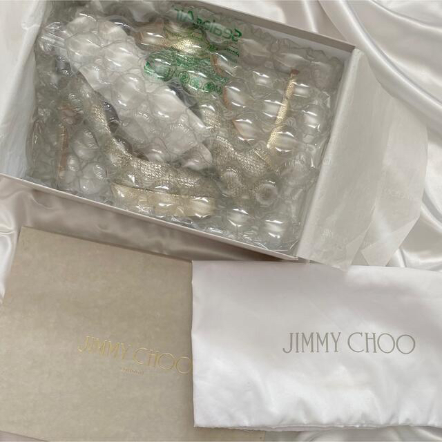 JIMMY CHOO(ジミーチュウ)のジミーチュウ グリッター パンプス ハイヒール ブライダル レディースの靴/シューズ(ハイヒール/パンプス)の商品写真
