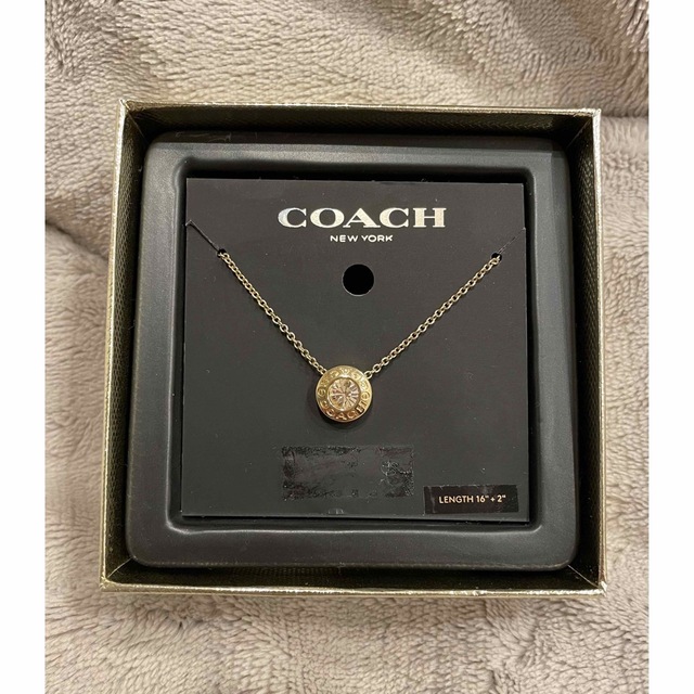 COACH(コーチ)の【最終値下げ】 COACH コーチ ネックレス オープンサークル ペンダント レディースのアクセサリー(ネックレス)の商品写真