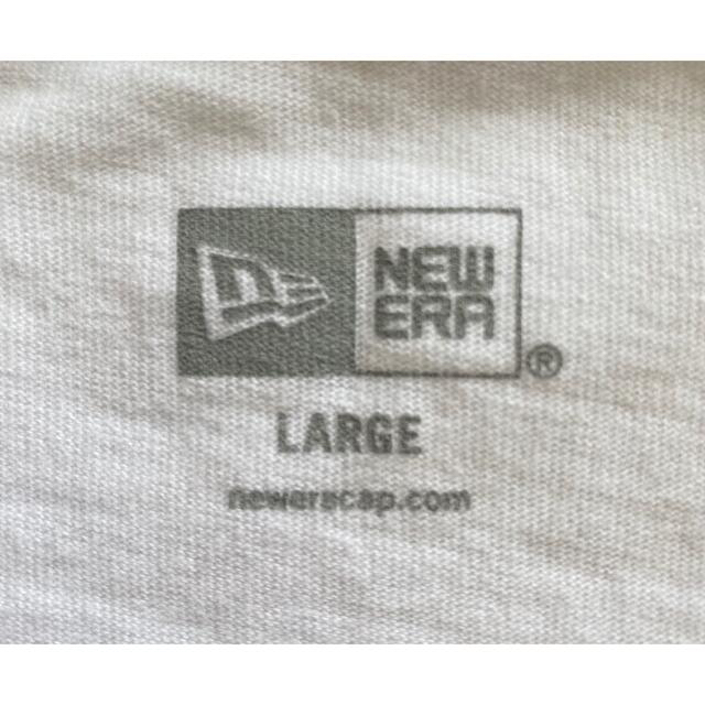 NEW ERA(ニューエラー)の【専用】NEW ERAニューエラ＊59FIFTY＊Tシャツ＊white×logo メンズのトップス(Tシャツ/カットソー(半袖/袖なし))の商品写真