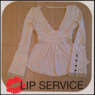 リップサービス(LIP SERVICE)のlip♡背中セクシートップス(Tシャツ(長袖/七分))