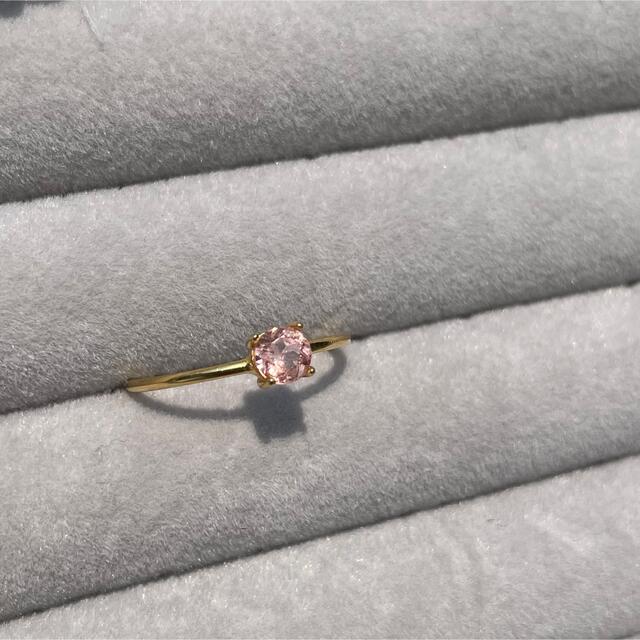 【オーダー】Sherry ring  … Imperial Topaz ハンドメイドのアクセサリー(リング)の商品写真